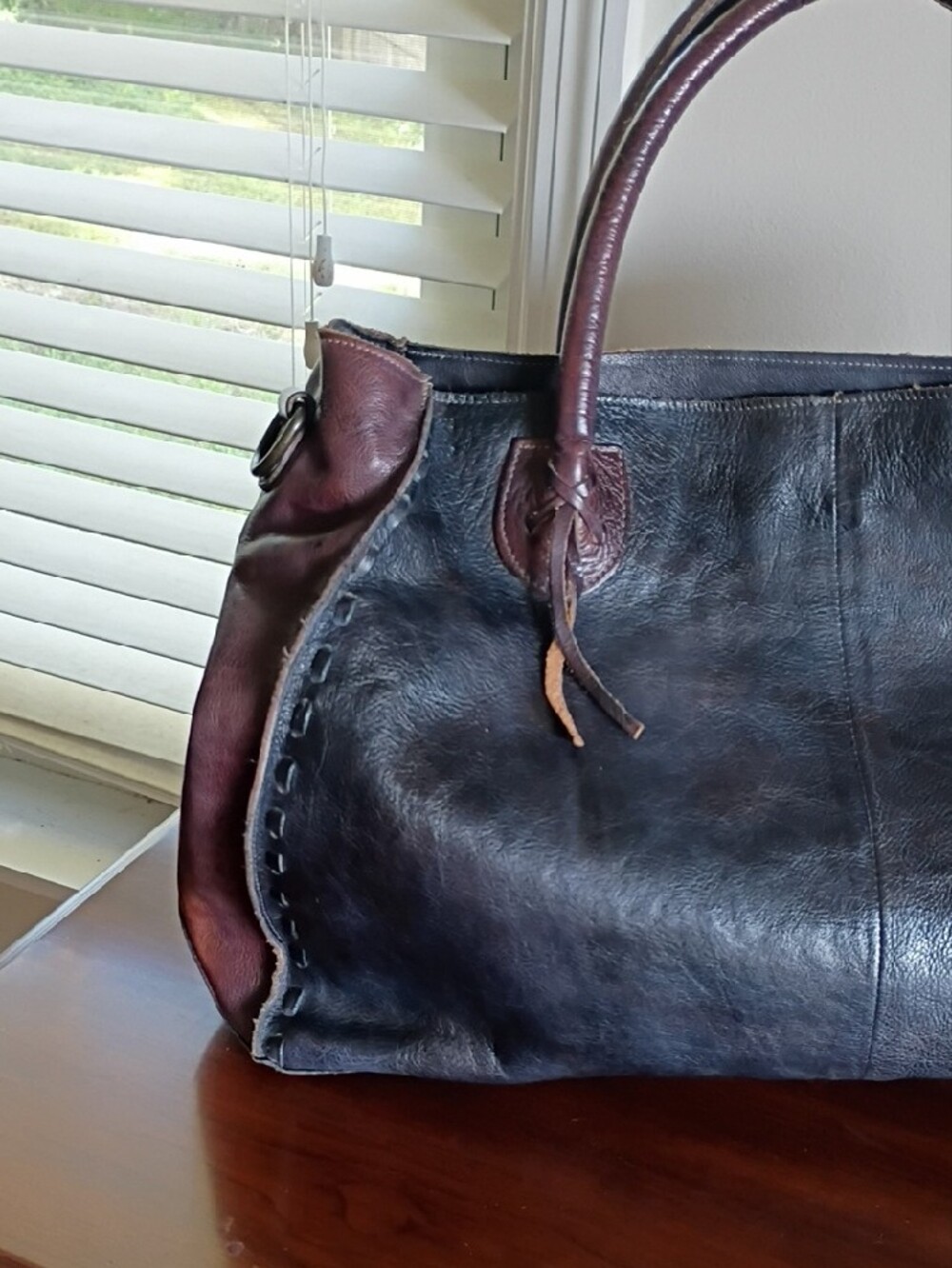 Bed Stu Rockaway Leather Satchel - Picture 3 of 12